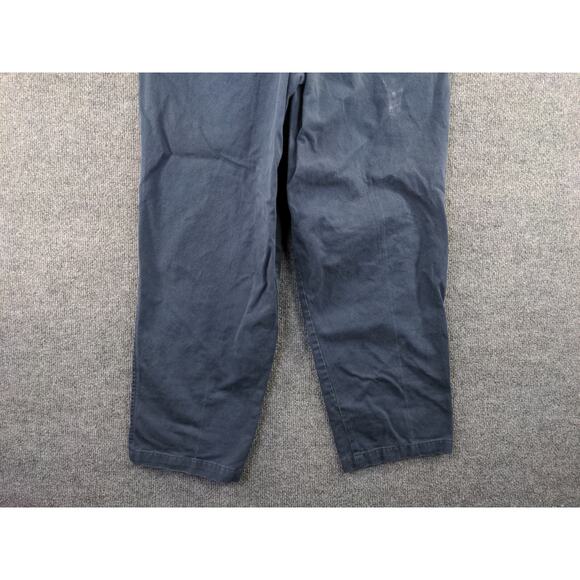 Mens Eddie Bauer Relaxed Fit Chino Pants Size 34x30 Blue 100% Cotton - Picture 9 of 13